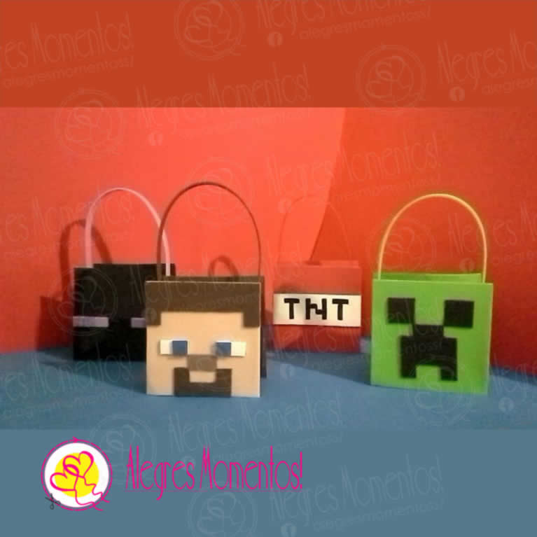 Bolsitas Golosineras Minecraft