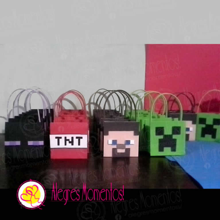 Bolsitas Golosineras Minecraft