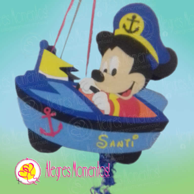 Piñata Temática Mickey bebe Marinero