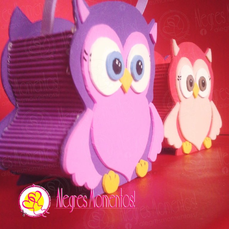 Bolsitas golosineras Buho Lechuza