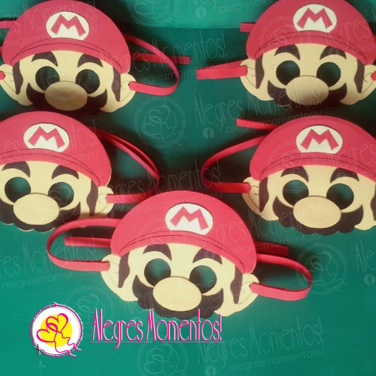 Antifaz Super Mario Bross