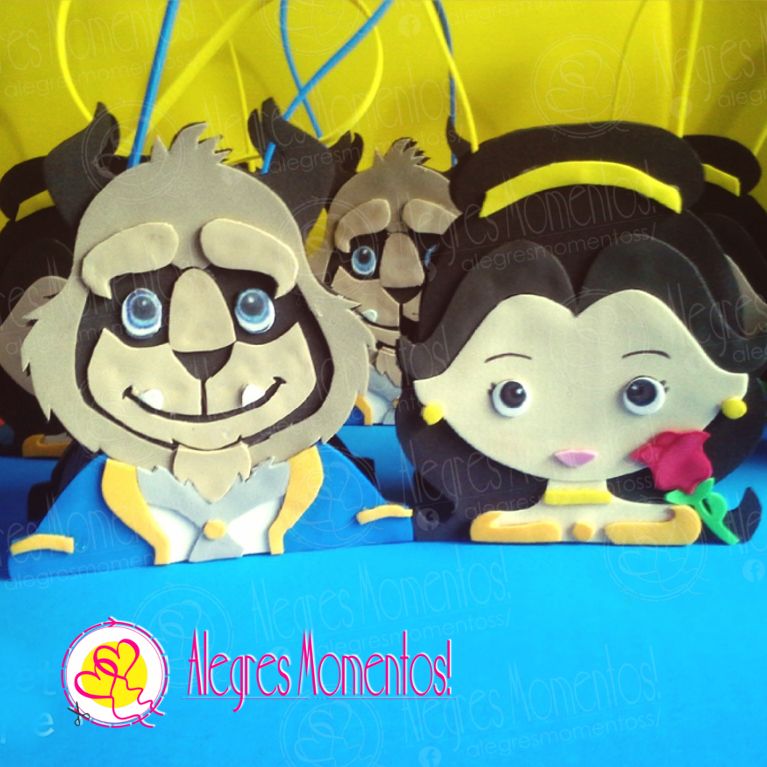 Bolsitas Golosineras la Bella y la Bestia