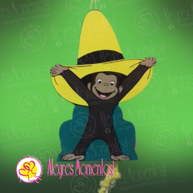Piñata Tematica El Mono Jorge