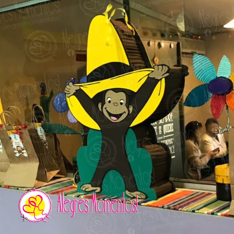 Piñata Tematica El Mono Jorge