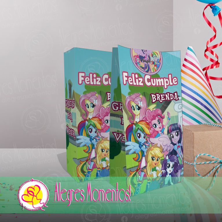 Bolsitas Golosineras Equestria Girls My Little Pony x 40u