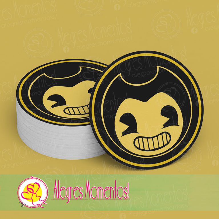 Stickers para golosinas Bendy And The Ink Machine
