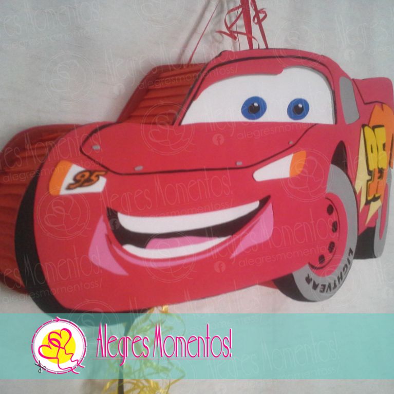 Piñata tematica Cars Rayo McQueen