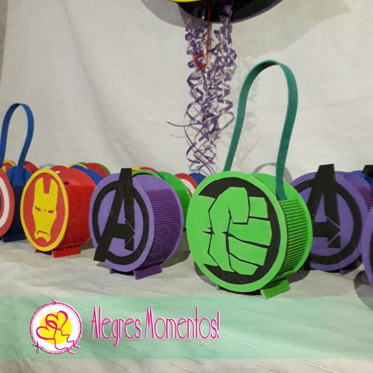 Bolsitas golosineras Avengers x 10 unidades