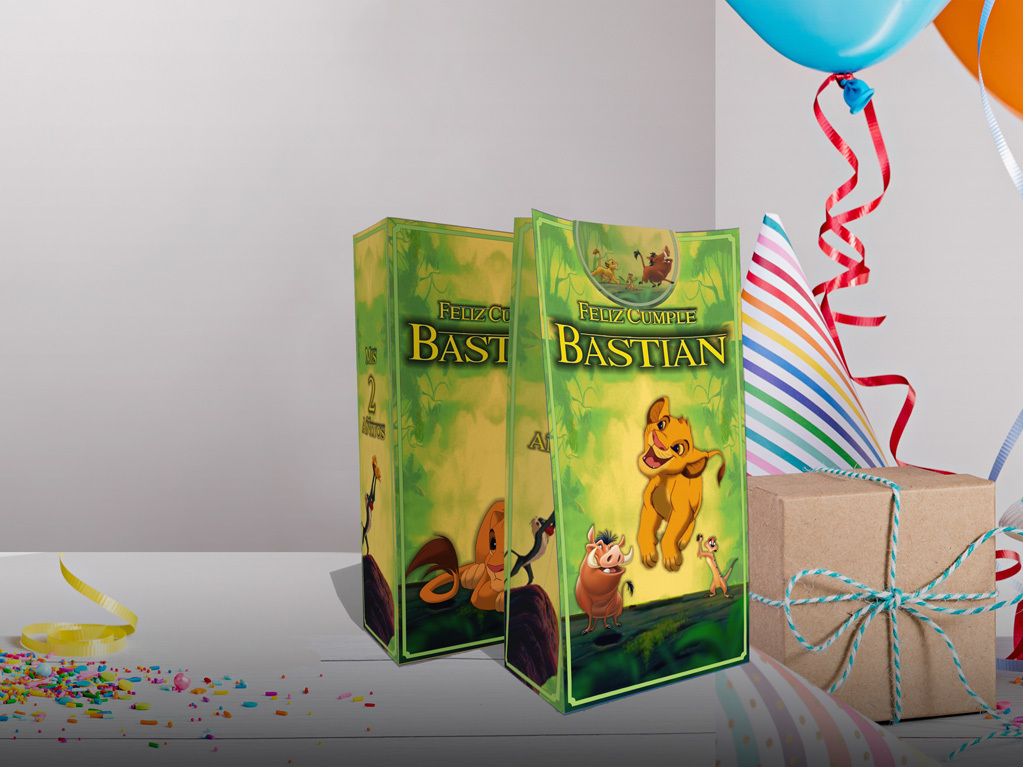 El Rey León Simba Bolsitas Golosineras