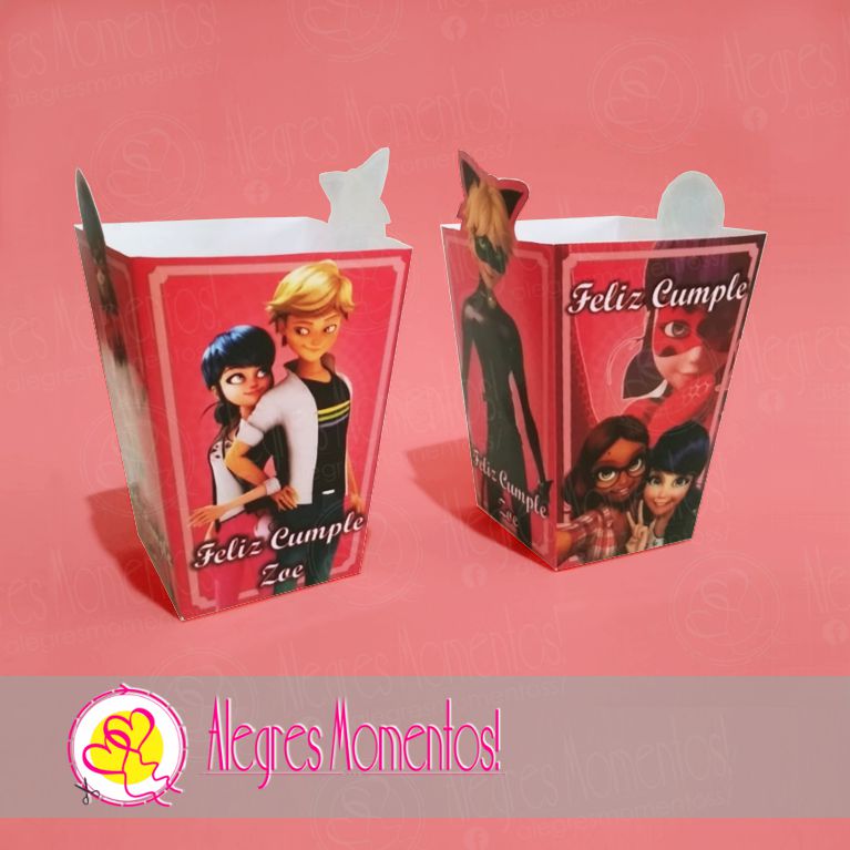 Caja Popcorn Ladybug