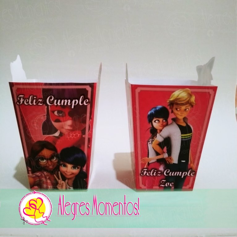 Cajas de Popcorn Ladybug