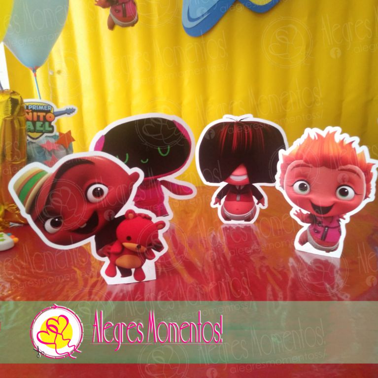 Figuras Decoración Mini Beat Power Rockers