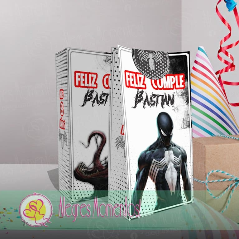 Bolsitas Golosineras Venom Impresas x 24 unidades